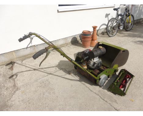 1950's J P 18" Cylinder Mower with Villiers Engine with 2 Cylinder Cassettes