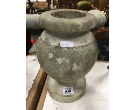 Small Marble Garden Planter