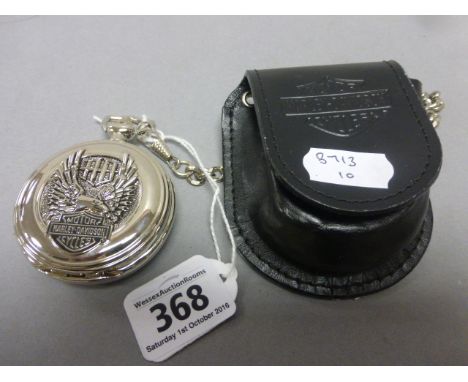 Franklin Mint Harley Davidson pocket watch