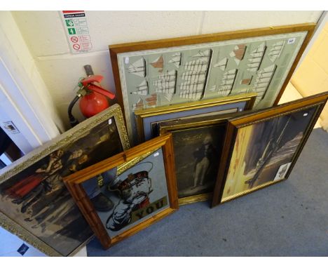 Collection of Martine and Military Related Prints including Prints of Nelson, ' Sails through the Century ' Print plus ' Your