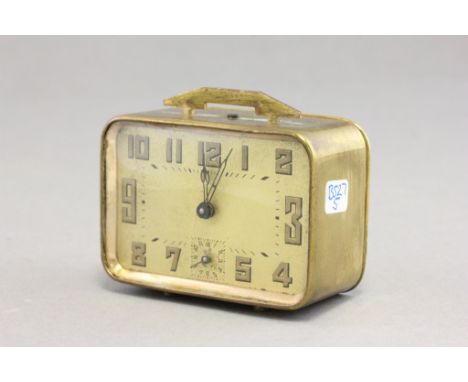 Art Deco travelling alarm clock