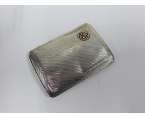 Asprey of London silver cigarette case, London 1910, 9 x 6.5cm
