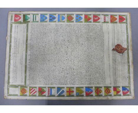 By permission of the trustees of the Cottonian Library, this plate being a correct copy of King John's Great Charter, taken f