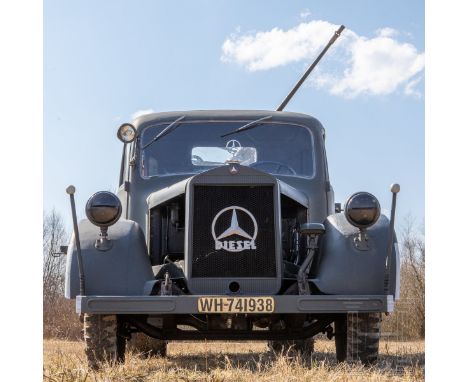 Selbstfahrlafette auf Basis des Mercedes-Benz L 3000 S mit 2 cm Flak 30, Baujahr 1939 Mittlerer geländegängiger Lastkraftwage