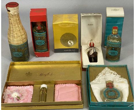 COLLECTION OF SEVEN VINTAGE PERFUMES IN ORIGINAL PACKAGING, comprising 4 x various bottles of 4711, Yardley Freesia, Mary Che