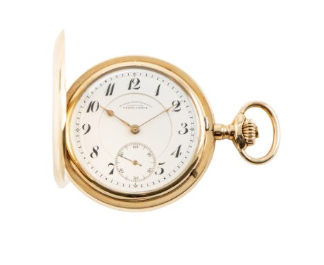 Glashütte Original A. Lange &amp; Söhne DUF Gold-Savonette Lucia Taschenuhr1921, Handaufzug, Gehäuse-Nr. 77954 | Cal. 43, Geh