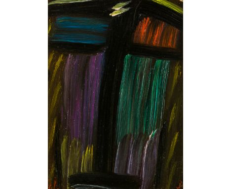 Alexej von Jawlensky (1867 Moskau - 1941 Wiesbaden)'Meditation', Öl auf leinenstrukturiertem Papier auf Karton montiert, 17,5