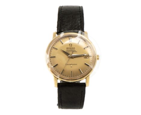 Omega Constellation Chronometer Dateum 1970, Automatik, Gehäuse-Nr. 168010/11 | Werk-Nr. 24751322 | Cal. 564, Gehäuse 18k Gel
