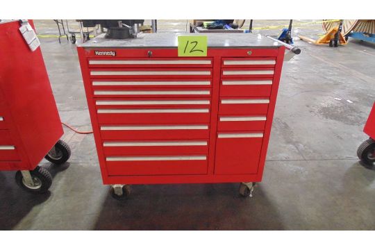 Kennedy Tool Chest 15 Drawer Rolling Chest Mounted Craftsman