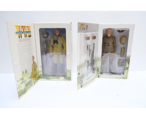 A Dragon Models Ltd 12" New Generation WWII North African 1942 The Desert Fox (General Field Marshall) "Rommel" Life action f