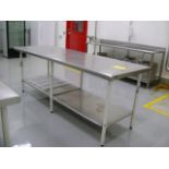 stainless steel table (Mesa de acero inoxidable). Ubicacion: Villagran, GTO