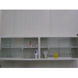 Shelves with content. (Estantes con contenido).