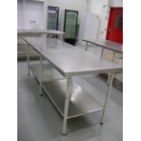 stainless steel table (Mesa de acero inoxidable). Ubicacion: Villagran, GTO