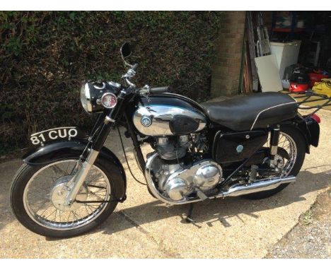 1959 AJS Model 20 500 cc. Reg. no. 81 CUO. Frame no. A70623. Engine no. 59/2052221. The AJS Model 20 and corresponding Matchl