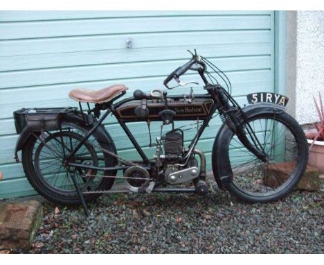 1921 New Hudson De-Luxe Sporting Model. Reg. no. 51 RYA. Frame no. 21986. Engine no. 21/3290. Like so many other motorcycle f