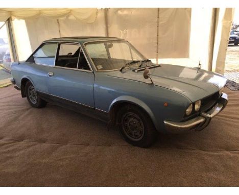 1975 Fiat 124 Twin Cam Coupe. Reg. no. KFK 800P. Chassis no. 0277778. Engine no. 0425058. The 124 Coupe was designed by Mario