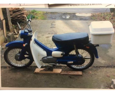 1966 Suzuki M30 49 cc. Reg. no. GDV 77D. Frame no. 116155. Engine no. 116349. The Suzuki M30 appeared in 1963 and it was simi