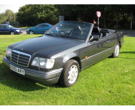 1995 Mercedes E320 Cabriolet. Reg. no. N300 ARY. Chassis no. WDB124066ZC277993. Engine no. 10499222098675. The Mercedes E cla