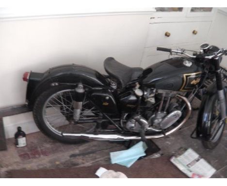 1952 AJS 350 cc. Reg. no. GJY 431. Frame no. 82499. Engine no. 16116. At the time of cataloguing, further details about this 