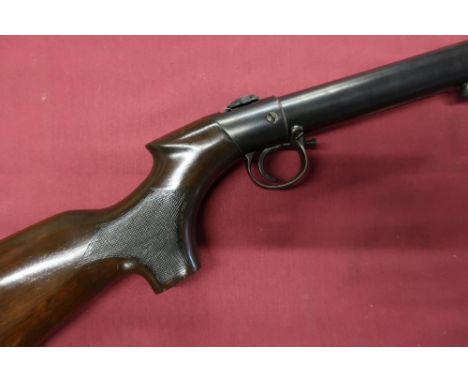 Vintage BSA .177 under lever air rifle No. 43006 with back sight 