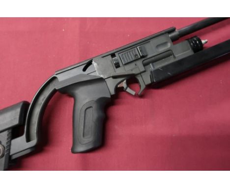 T M Shooter 200 .177 CO2 air rifle no.0770323 with open work stock 