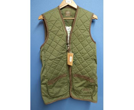 As new Jack Pyke M shooting vest with embroidered Cheshire Gun Room branding to the reverse 