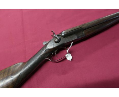 12B hammer gun by Charles Lancaster, 151 New Bond Street, London, with engraved details to the locks (RFD only) 