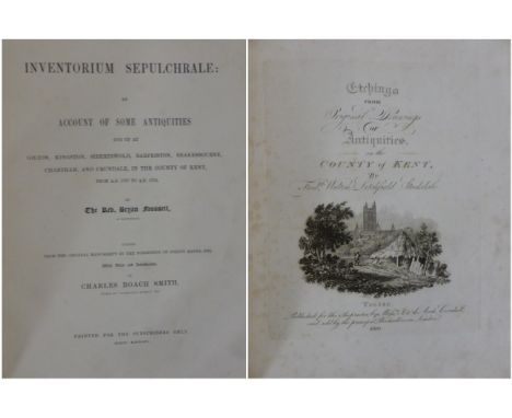 [KENT]  STOCKDALE (F.W.L.)  Etchings from Original Drawings of Antiquities in the County of Kent, 1810, For the Proprietor, 4