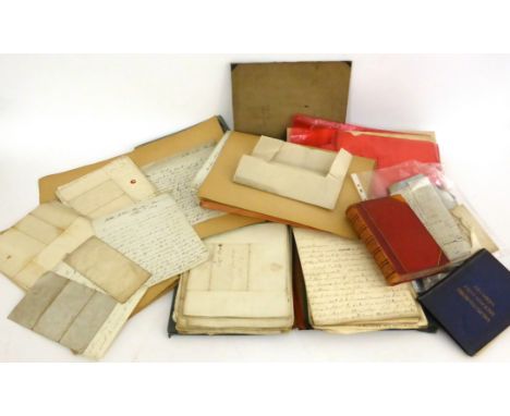 NEWBY FAMILY Large q. of ms. letters and correspondence mostly mid 18th - mid 19th c, centring around the Rev. George Newby a