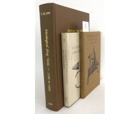 Crom (Theodore R.) Horological Shop Tools, 1700 to 1900, 1980, Florida, published by the author, 4to., original cloth; Idem, 