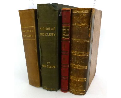 Dickens (Charles)  Life and Adventures of Nicholas Nickleby, 1839, first edition bound from the parts, 39 engr. plates, cloth