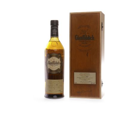 GLENFIDDICH 1972 VINTAGE RESERVE AGED 32 YEARSActive. Dufftown, Banffshire. Matured in cask no. 16032 and bottled 27th May 20