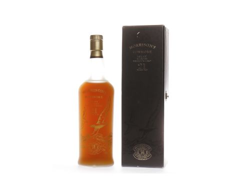 MORRISON'S BOWMORE 21 YEARS OLD Blended Scotch Whisky One of 6000 bottles, blended and bottled to celebrate 500 years of Scot