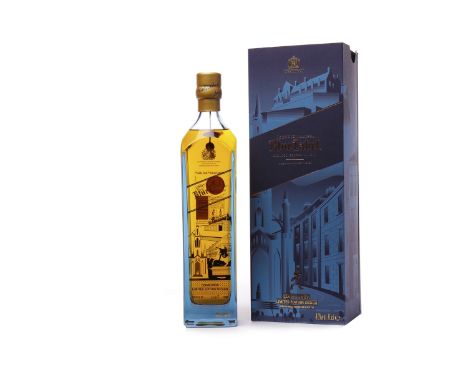 JOHNNIE WALKER BLUE LABEL EDINBURGH CITYSCAPEBlended Scotch WhiskyBottle no. 1149 of 1500. 70cl, 40% volume, in box.   CONDIT