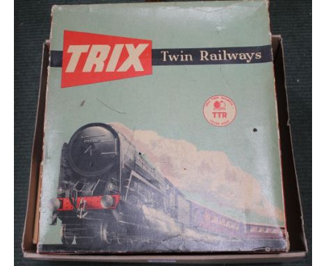 A "Trix Twin Railways" original box with contents, includes engine
