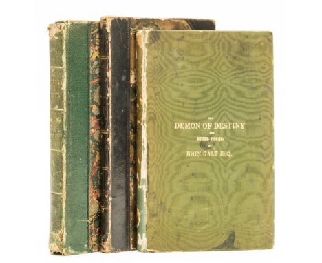 Scottish imprints.- Galt (John) The Dream of Destiny; and other poems, half-title, original green cloth lettered in gilt, reb