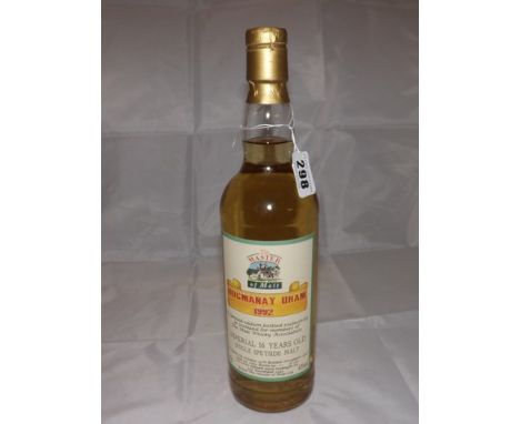 HOGMANAY DRAN 1992 16 YEAR OLD IMPERIAL FROM THE MASTER OF MALT  111/150 43%VOL 70CL EST[£60-£80]