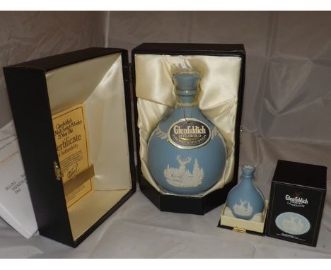 GLENFIDDICH  21 YR OLD WEDGEWOOD DECANTER WITH MINITURE 75CL 43% VOL EST [£150- £250]