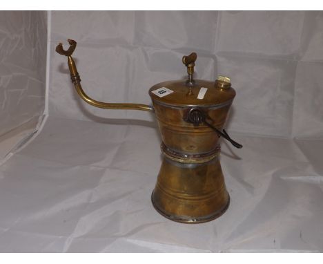 BRASS HAND HELD  CARBIDE LAMP EST [£12- £25]