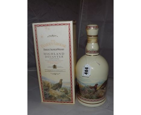 THE FAMOUS GROUSE "WADE" DECANTER BLENDED BY MATHEW GLOAG & SON PERTH 40% VOL 70 CL EST[£40-£60]