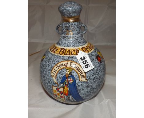 THE BLACK PRINCE WHISKY DECANTER 25 YR OLD BLEND 70 CL 40% VOL EST [£25- £50]