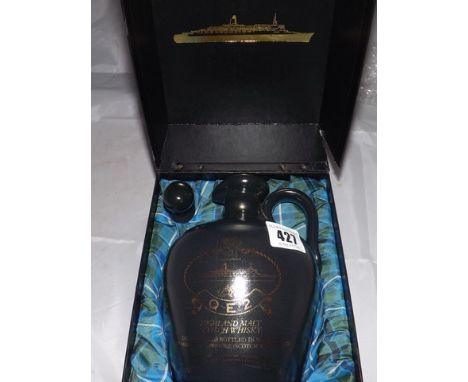 GLEN GARIOCH/MORRISON BOWMORE QE2 1980'S DECANTER 43%VOL 75CL IN PRESENTATION BOX EST[£50-£80]