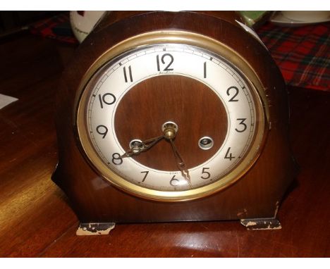 WALNUT MANTLE CLOCK EST [£10 - £20]