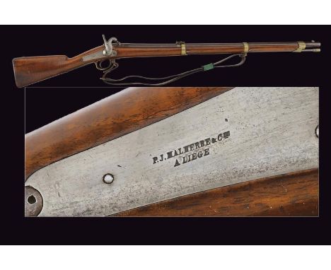dating: Mid 19th Century provenance: Liege, Round, rifled barrel (clean bore, visible rifling), with octagonal base bearing s