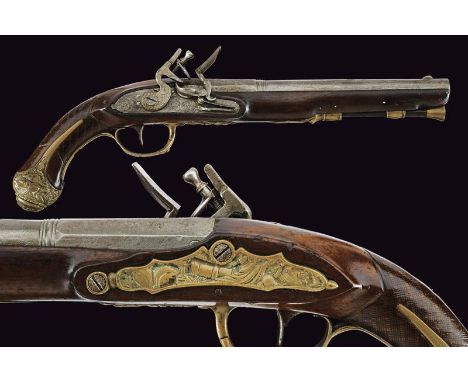 dating: First half of the 19th Century provenance: Belgium, Smoothbore, two-stage, 17 mm cal. barrel, octagonal at the first 