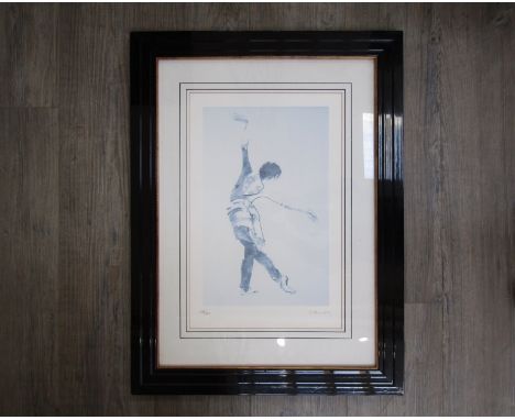 ROBERT HEINDEL (American 1938-2005) A framed and glazed limited edition print, 'Dancer in Reherarsal'. Pencil signed and No.4
