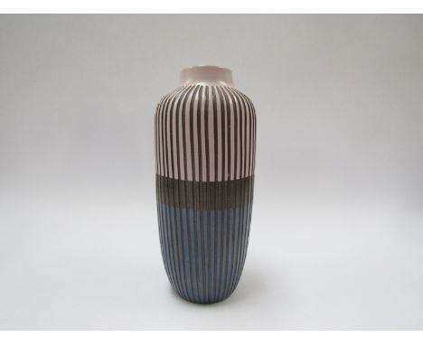 An Upsala Ekeby Danish ceramic vase by Mari Simmulson. Marks to base, 24.5cm high 