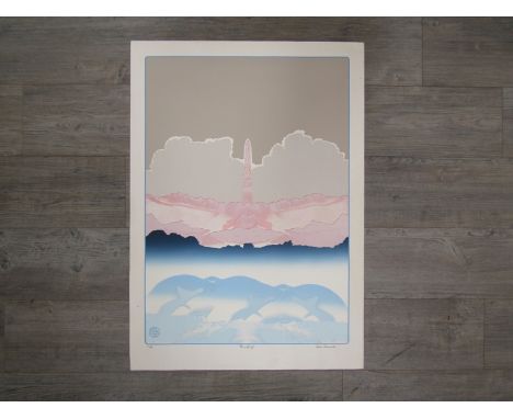 LEON PIESOWOCKI (b.1925 Polish): An unframed limited edition print "The Lift Off". Signed in pen and No.59/80. Overall size 9