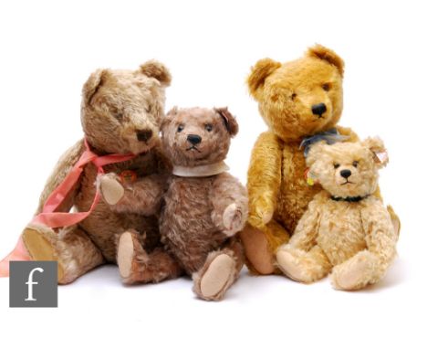 A collection of Steiff teddy bears, comprising Original Teddy, 661372 British Collectors Bear 2004, 660627 Schwarzbar, 661488