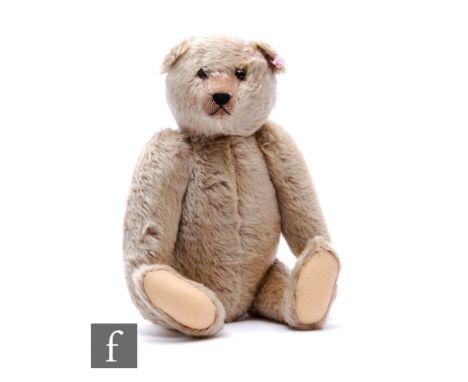 A Steiff 668128 Richard With His Sketchbook bear, grey mohair, The Toy Shoppe exclusive, limited edition 388 of 1500, with ce